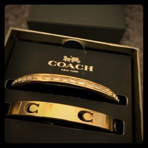 Coach bangle set